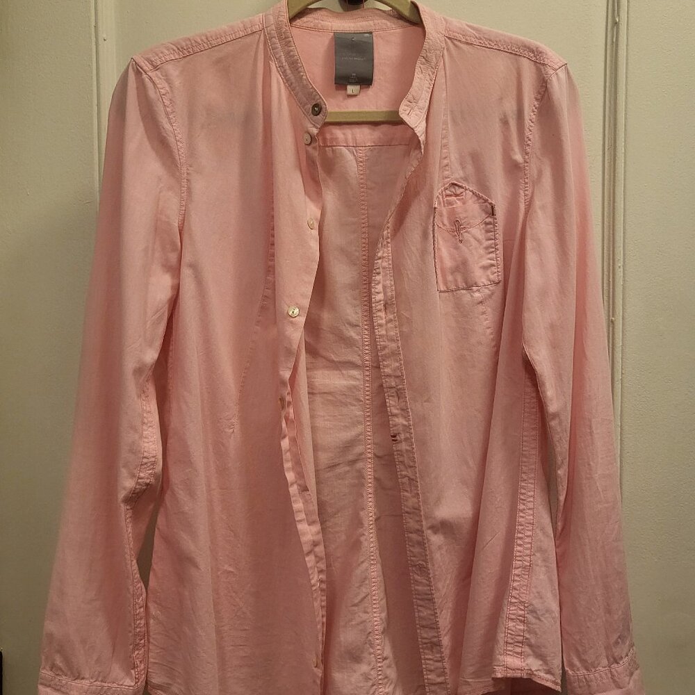G-Star pink button down shirt
